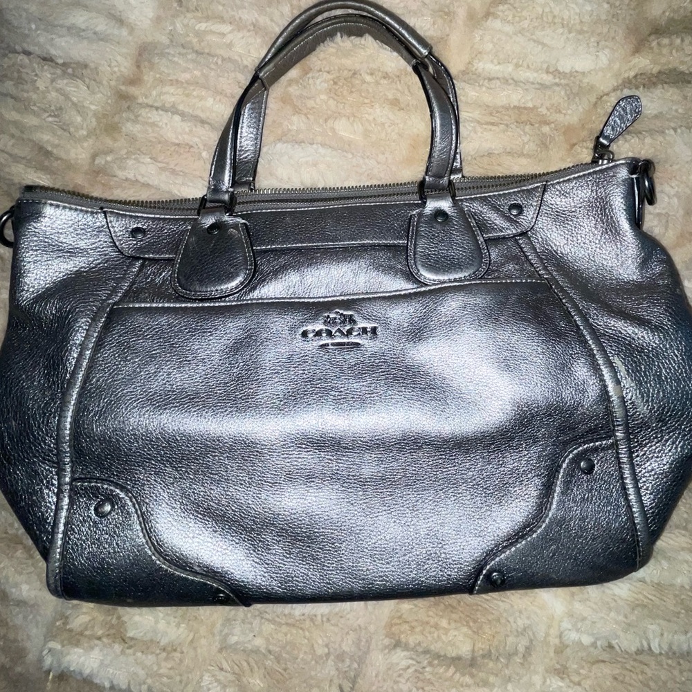 VINTAGE Metallic Coach Purse